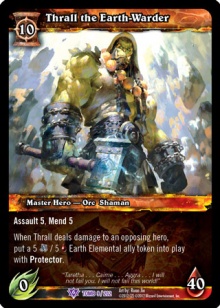 Warchief of the Horde Foil Thrall World of Warcraft WoW TCG Promo